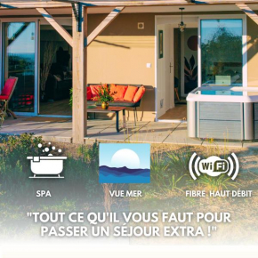 LE COCON D'AZUR Jacuzzi - Terrasse- Vue mer- Wifi- Entièrement rénové
